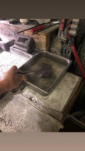 How gold is melted and poured for refining. #Refining #GOLD #GOLDRefining #Melt #Casting | Paradise Jewelry | Facebook