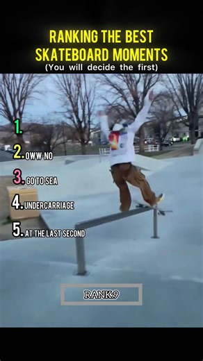 Ranking the best skateboard moments