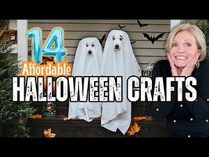 Halloween Crafts Galore With Pumpkins, Ghosts & More!