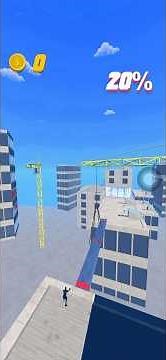 Rooftop Run Gameplay 🔥 Insane Parkour! #gameplay