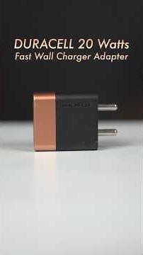 DURACELL 20 Watts Fast Wall Charger Adapter, 1 USB C, Fast Charging Compatible