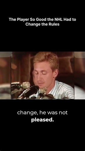 The hockey rule created specifically to stop Wayne Gretzky.