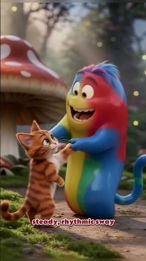 The Color Monster and the Excited Orange Kitten