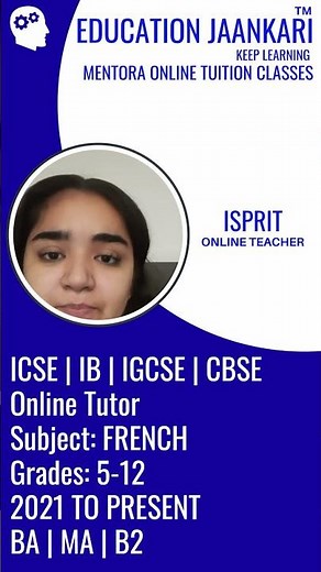 French Online Classes | IGCSE | IB | ICSE | CBSE | DELF A1–B2 | TCF | DALF