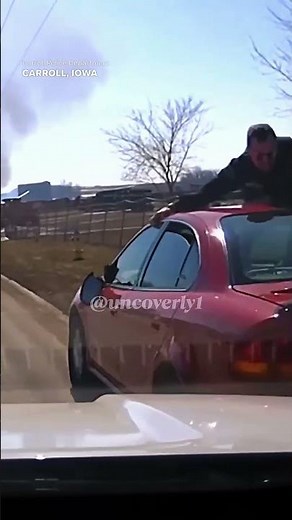 Crazy Car Chase Ends In Shocking Way!
