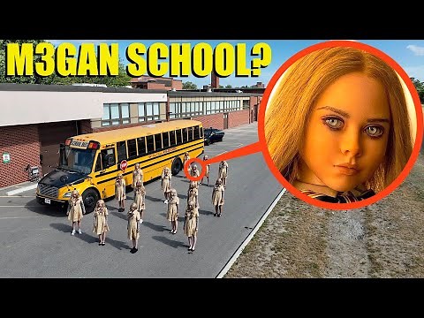 if you ever see the M3GAN School Bus at School, Drive Away Fast!! (They are very Bad!!)