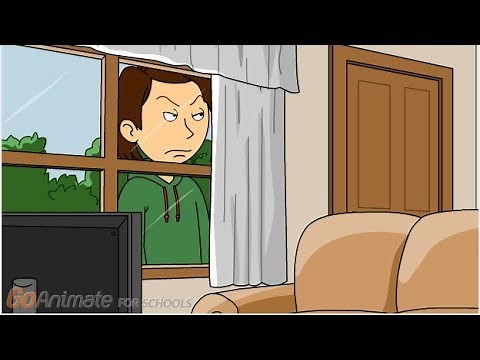 Caillou locks Boris out of the house/grounded