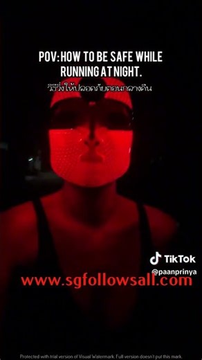 How to be safe at night as woman while running