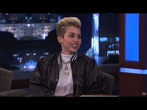 Miley Cyrus Admits To Smoking Weed on Jimmy Kimmel - WATCH!