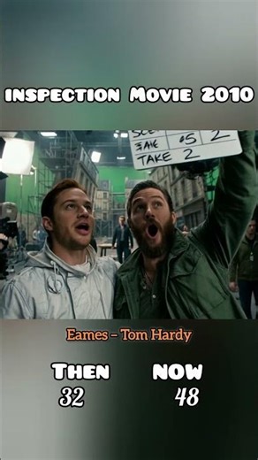 inception Movie Cast Eames – Tom Hardy Then vs Now (2010 vs 2026) #shorts