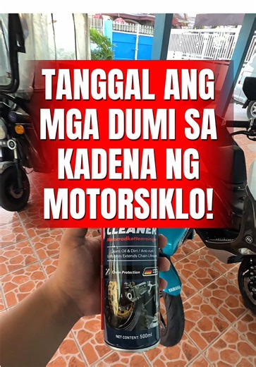 Tanggal talaga yung mga dumi sa kadena ng motor ko dahil sa motorcycle chain cleaner na to. #chaincleaner #motorcyclechaincleaner