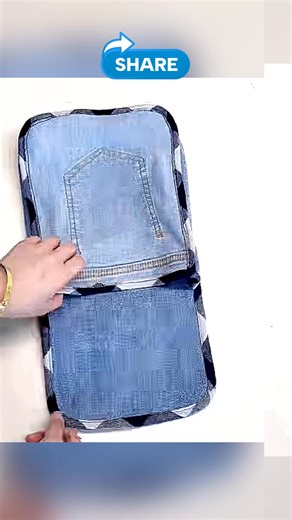 🚲 DIY E-Bike Hanging Bag – Made from Old Jeans ✂️ #DIYSewing #BikeBagDIY #DenimUpcycle #HandmadeBag #SewingProjects #UpcycledCrafts #SewingTutorial #fblifestyle | All Girls' Things