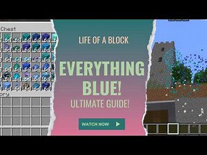 Every Blue Item in Minecraft – Ultimate Guide