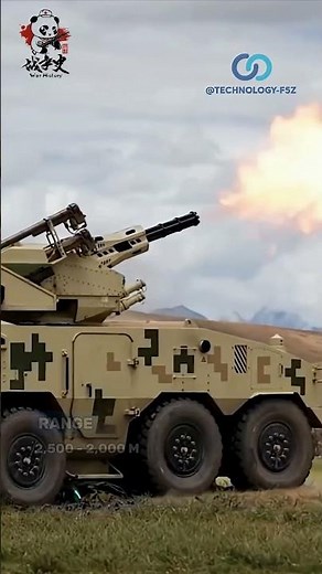 共軍CS/SA5型輪式陸基多管近防砲系統 PLA CS/SA5 SPAAG: The 8x8 Wheeled Self-propelled Anti-Aircraft System