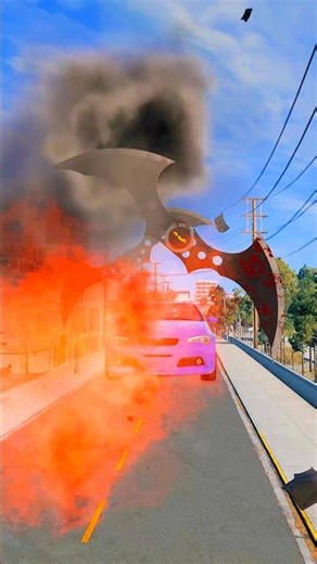 💥🚗 Small to Giant Cars vs Barrens #beamngdrive #carsafety #gaming #shorts