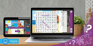 Weather Word Search Interactive Puzzle Game