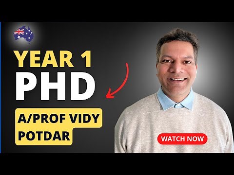 How to Plan Your PhD in Year 1? Stress-Free | PhD Planning by A/Professor Vidy Potdar