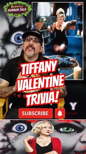 TIFFANY VALENTINE Bride of Chucky Trivia fun facts #shorts