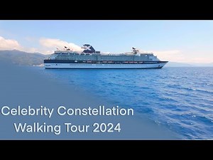 Celebrity Constellation Cruise Ship Walk Through in 4K