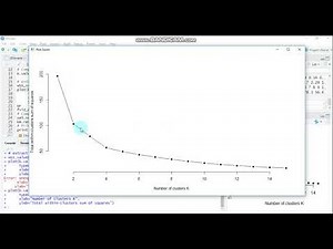 R- studio- K mean clustering Using Elbow method - part 2