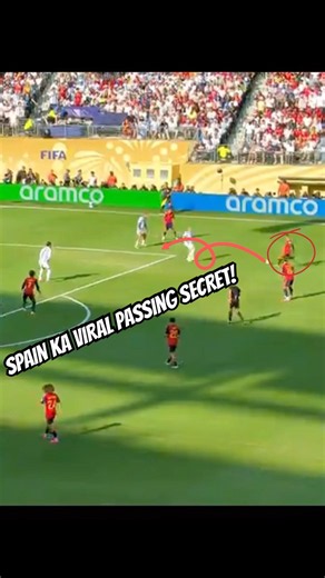 Spain World Cup Winning Team Play Explained 🇪🇸⚽ #shorts #football