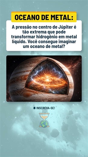 Um oceano de metal em Júpiter 🌀⚙️