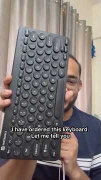 Minimal setup upgrade you didn’t know you needed 👀✨Portronics Bubble keyboard review in 60 seconds