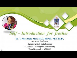 How to introduce Yourself in a Data Science Job Interview (in English) ?