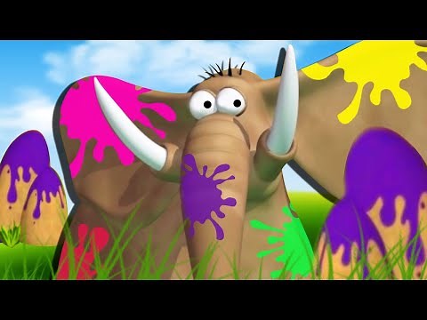 Gazoon | Colorful Elephant | Jungle Book Diaries | Funny Animal Cartoon For Kids