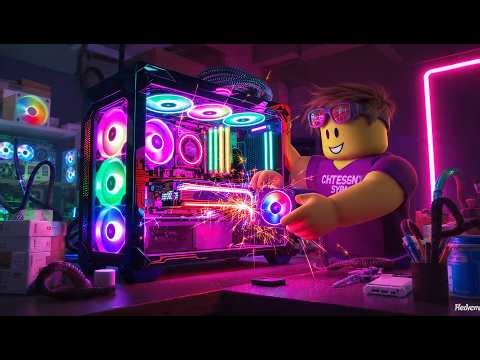 I Built a BILLION-Dollar PC in Roblox Custom PC Tycoon