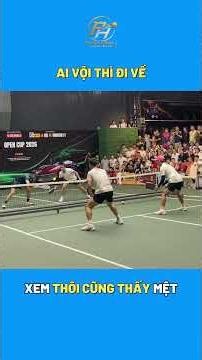 Pha đấu dink dài khủng khiếp của Minh Quân/ Vinh Hiển vs Linh Giang/ Huy Cầu Lông