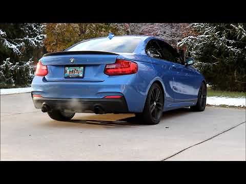 BMW 228i N20 Catless Downpipe, Resonator Delete, M235i M Performance Exhaust