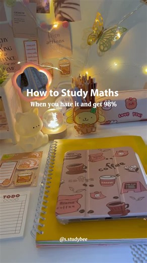 Study tips | Daily motivation | Studygram on Instagram: "1️⃣ Stop “studying”, start training Math is not reading. It’s like the gym: • 20% theory (just enough to understand) • 80% exercises 👉 Read the rule → do immediately 5–10 questions. 2️⃣ Use the 98% strategy High scorers don’t know everything — they avoid stupid mistakes. Do this: • Write every step (no mental math) • Circle units, signs (+ / −), and formulas • After finishing, re-check only calculations, not the whole exercise 3️⃣ Create