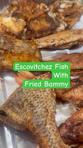 Making Fish and Bammy for dinner #cooking #support #food