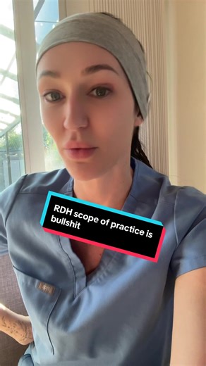 More RDH thoughts… 💭 WHATS YOURE OPINION?? With all this talk of expanding assistants scope of practice- I think we deserve an expansion of our scope of practice. It takes a MINIMUN of 4 years to become an RDH and that’s if you do your pre reqs in a timely fashion. It took me 6 years to become an RDH. The knowledge that we learn isn’t learned in any other healthcare position. WHY is the most advanced thing we can do is local anesthesia? And some of us can’t even do that! @Kolbi 🦷🫧 #dentalhygi