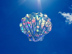 Seashell Suncatcher Sticker Window Decal, Sea Shell Wall Art Ornament Decor Gifts - Etsy