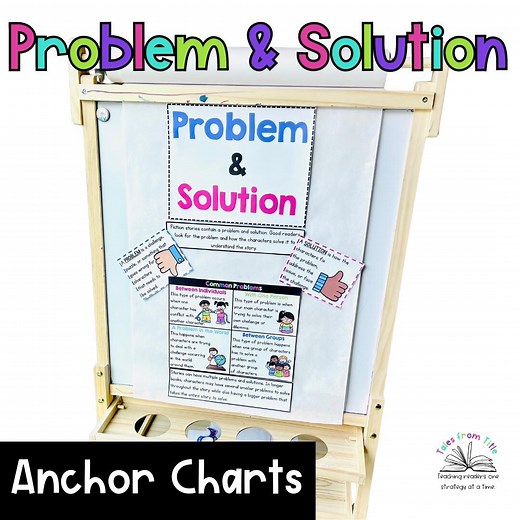 Problem and Solution Anchor Charts | Reading Comprehension Posters and Student Notebook Pages | Print & Digital Classroom Resource - Etsy UK