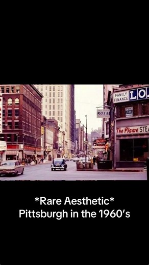 A Rare Look at Pittsburgh in the 1960s ❤️