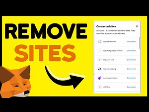 How To Remove Connected Sites From Metamask (Step by Step)