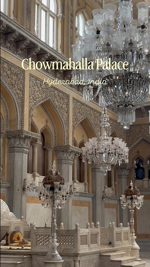 Royal vibes and timeless beauty at Chowmahalla Palace 🏰