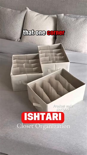 Say goodbye to clutter and hello to calm! ✨ These Foldable Fabric Storage Boxes keep your space neat, dust-free, and effortlessly organized Perfect for clothes, bedsheets, or office essentials and now up to 75% OFF in the 10.10 Mega Sale! 🛒🔥 #IshtariGhana #1010DealDrop #MegaSale #HomeEssentials #SmartStorage #75Off | Ishtari.gh
