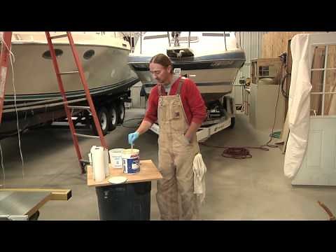 Boat Repair Finale! Awlgrip Nonskid Over Fiberglass Repairs