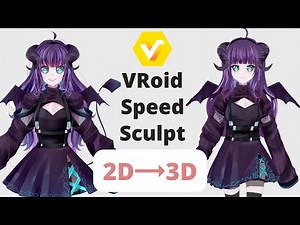 【Vroid Studio】Speed paint Hani | 2D Vtuber to 3D | #vtuber 【Moe Bun】#speedsculpt #Vroid Studio