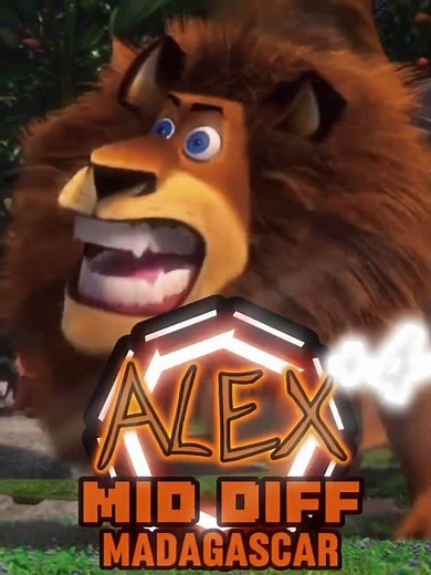 Alex (savage) vs the were rabbit #alex #wererabbit #wallaceandgromit #Madagascar