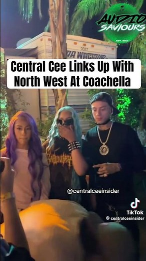 Central Cee Links Up With North West At Coachella #CentralCee #NorthWest