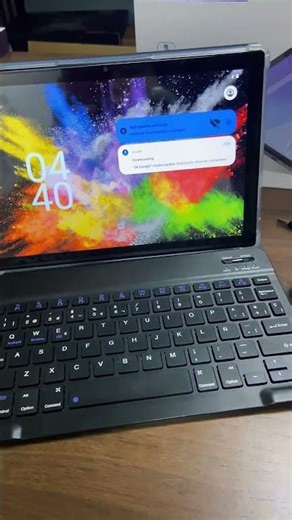 10.1” 2 in 1 Tablet Android 4g lte 📞 with keyboard & mouse & pen #crelander #tablet #goodthing