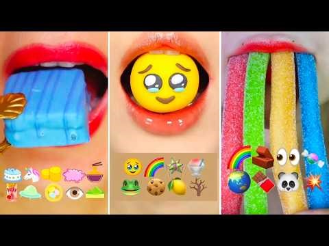 ASMR fruits and jelley sounds #96