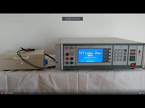 ASTM-D257 Tester-IET Labs 1865+ Megohmmeter with Test Cell