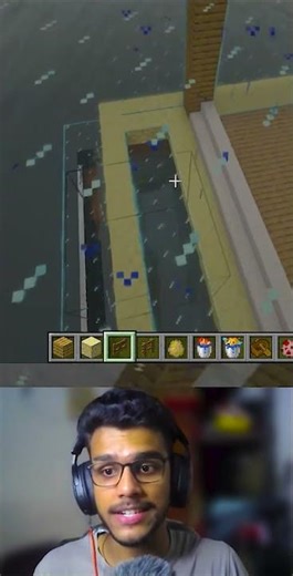 I Built an UNDERWATER Fish Tank in Minecraft 😱🐟 #shorts
