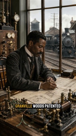 The Black Inventor Who Helped Make Rail Travel Safer | Granville Woods #blackhistory